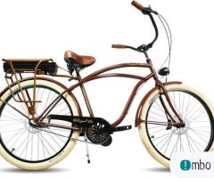 Rower ELEKTRYCZNY ebike miejski 26 / 28 męski Cruiser RoyalB - 1